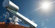 Calentador de agua solar